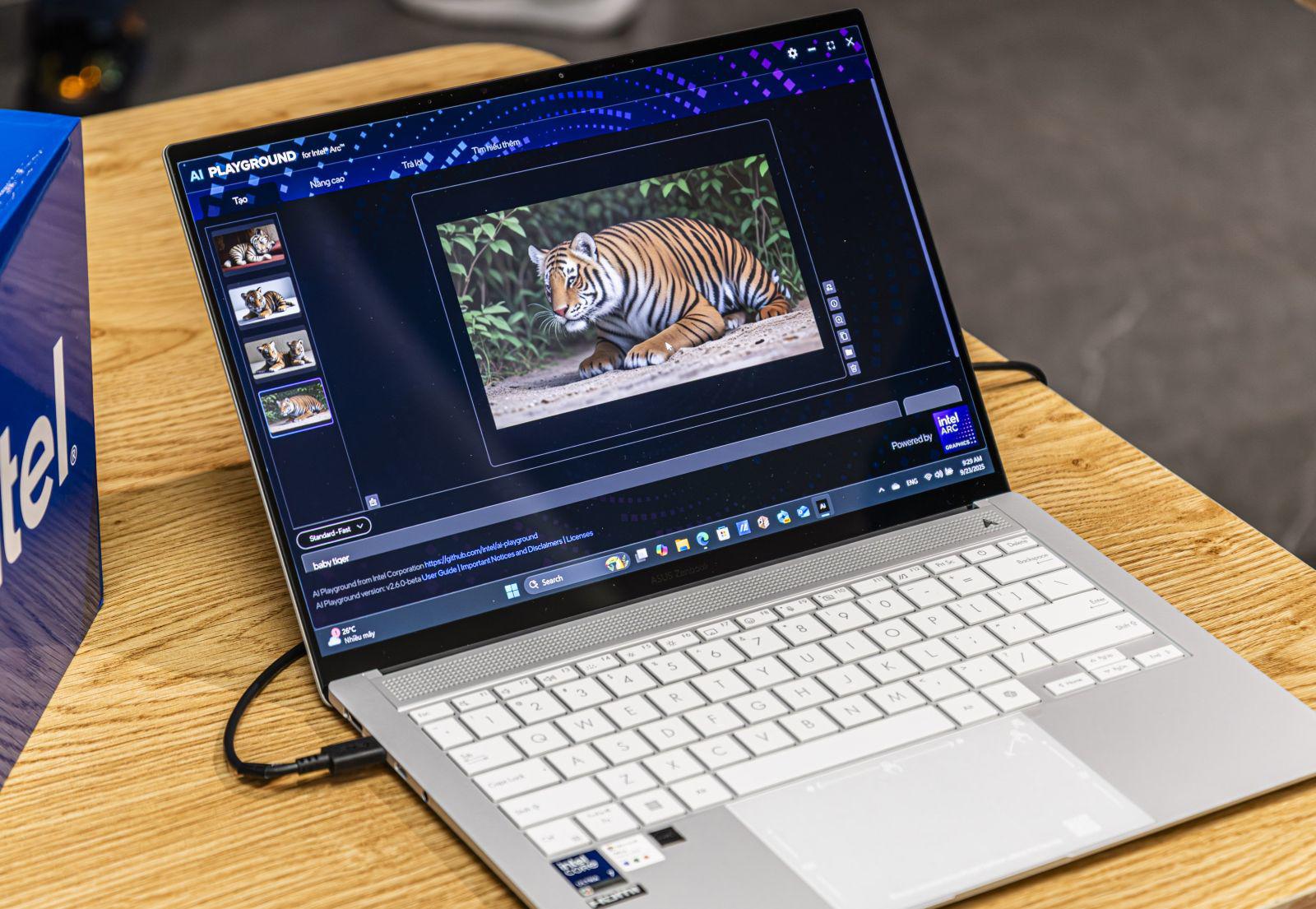 Intel giới thiệu phần mềm chỉnh sửa ảnh miễn phí bằng AI, chỉ chạy trên AI PC