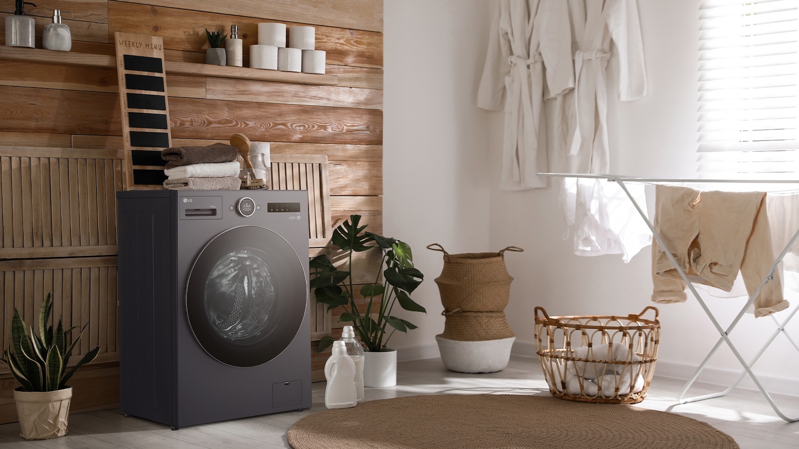 LG tung máy giặt sấy đời mới với AI thông minh, điều khiển qua ứng dụng